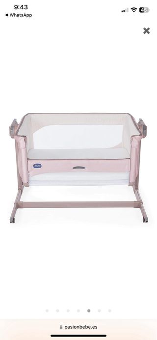 Minicuna Chicco Next2Me rosa