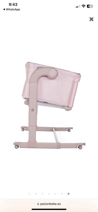Minicuna Chicco Next2Me rosa