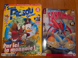 pack de dos comics franceses del pato Donald
