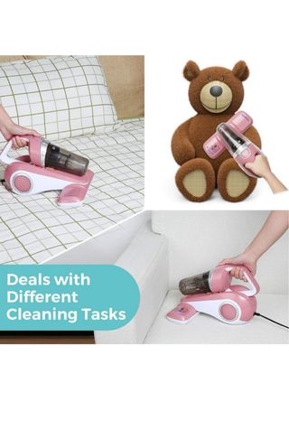 Aspirapolvere portatile rosa