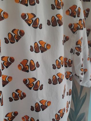 Camisa Mumy Room pez payaso talla L