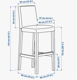 Taburetes altos (3) grises y blancos