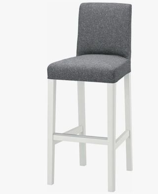 Taburetes altos (3) grises y blancos