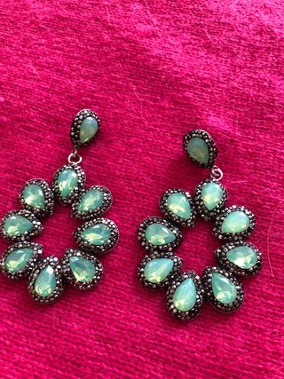 Orecchini pendenti verdi | Gioielli