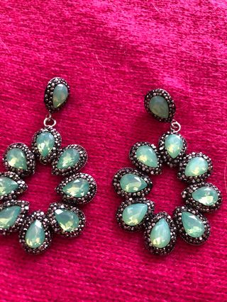 Orecchini pendenti verdi | Gioielli