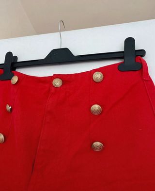 Shorts rojos Zara - Talla M