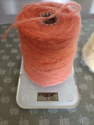 Filati lana mohair: 3 rocche colori assortiti