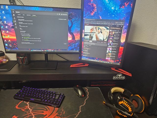 Pc gaming setup completo