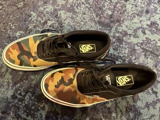 Zapatillas Vans camuflaje usadas 1 sola vez 