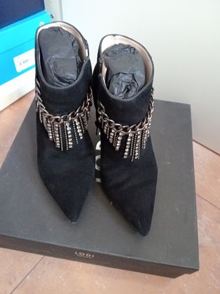 Botines LODI negros, talla 38