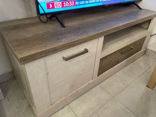 Mueble TV 2 cajones - Madera