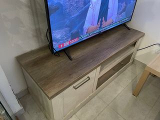 Mueble TV 2 cajones - Madera