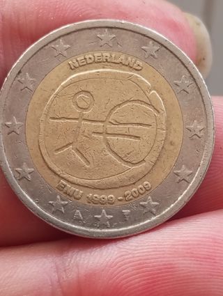 Moneda 2€ conmemorativa Países Bajos 2009