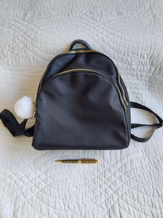 Mochila negra - Bolso bandolera