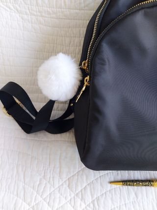 Mochila negra - Bolso bandolera