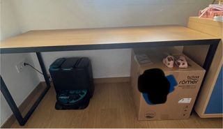 Mesa escritorio madera-metal