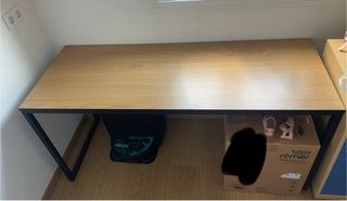 Mesa escritorio madera-metal
