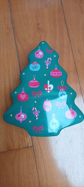 Caja metal Navidad Tiger