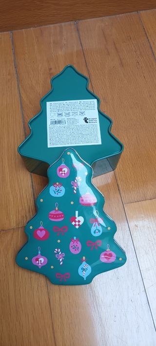 Caja metal Navidad Tiger