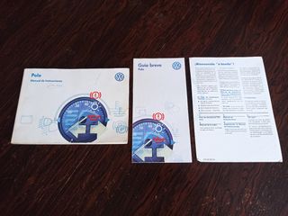 Manual de instrucciones y logo VW Polo 6N