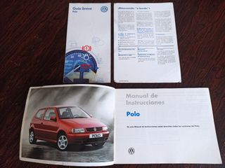 Manual de instrucciones y logo VW Polo 6N