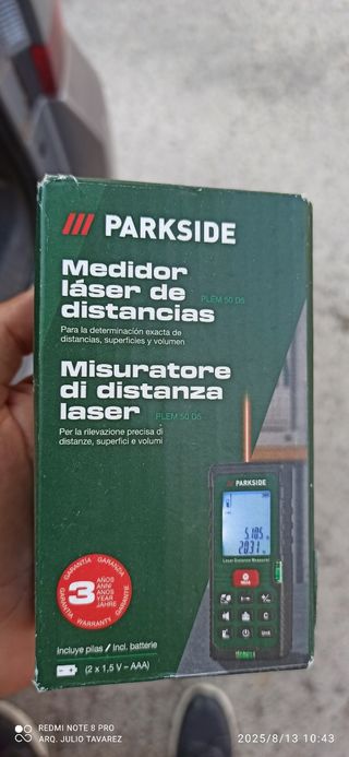 Medidor láser Parkside PLEM 50 D5
