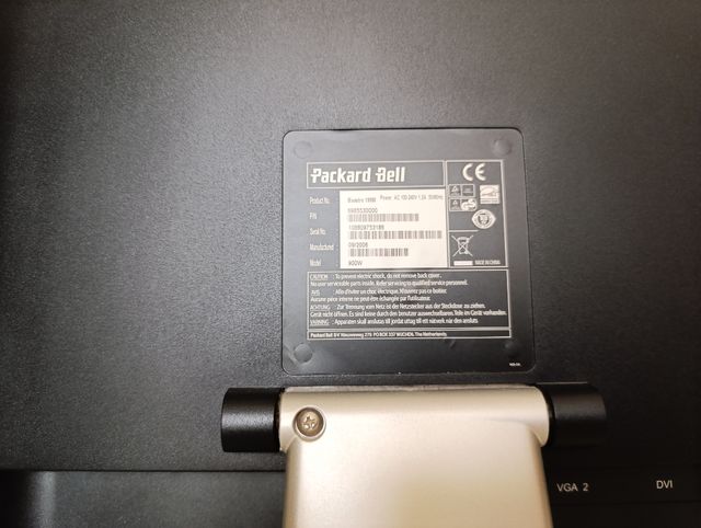 Monitor de ordenador Packard Bell