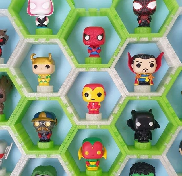 Estantería hexagonal para Funko Pop
2'5 cada unida