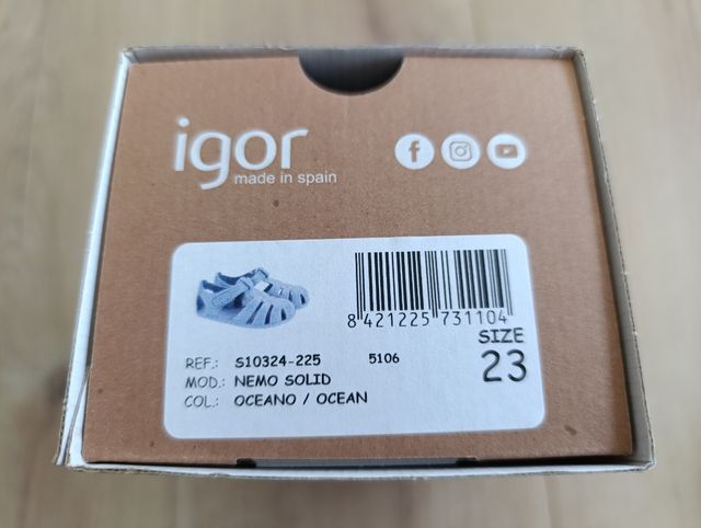 Sandalias Nemo Igor niño talla 23