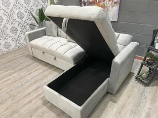 SOFÁ CHAISE LONGE COLOR GRIS