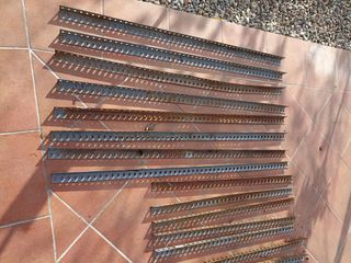 Perfil estantería +Paneles acero galvanizado usado