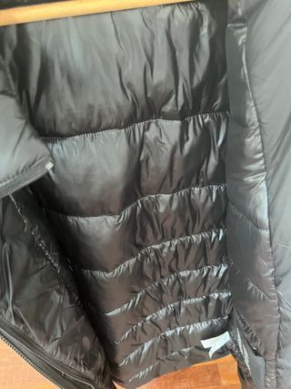 Cappotto Invernale Uomo Nero e blu scuro