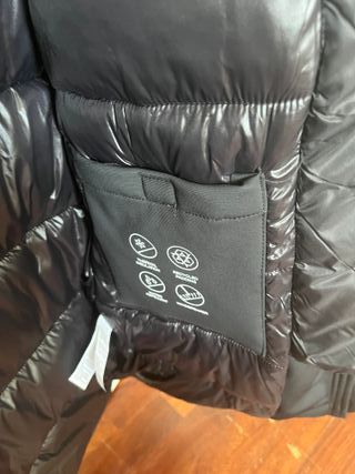 Cappotto Invernale Uomo Nero e blu scuro