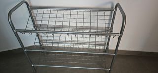 Zapatero metálico 3 pisos