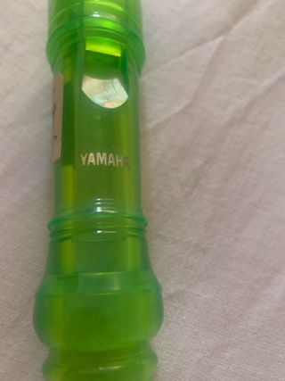Flauta dulce Yamaha verde