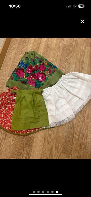 Traje regional niña 12 meses