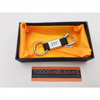 Llavero de cuero con logo AUDI REGALO REF.12