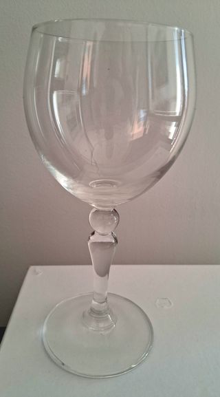 6 Calici Vetro Vintage Anni '70