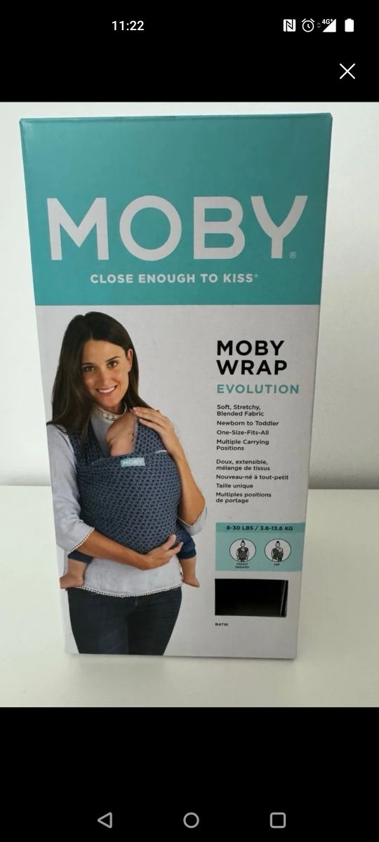 Fular porteo Moby Wrap Evolution - Bebé