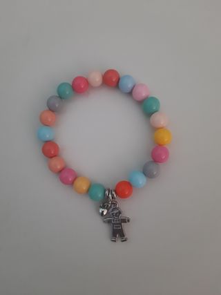 Bracciale perline colorate