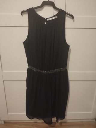 Vestido azul marino Zara - Talla L