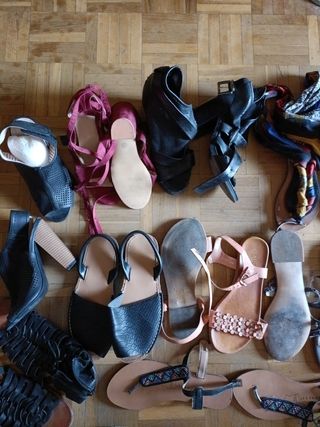 Sandalias mujer varios colores nº36