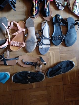 Sandalias mujer varios colores nº36