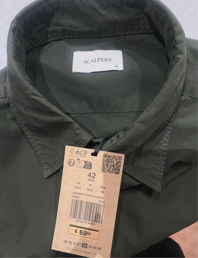 Camisa Scalpers verde oliva