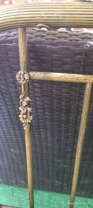 Cabeceros Isabelino  bronce antiguo