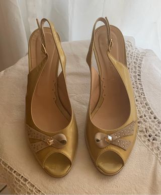 Sandali Melluso color oro n.39