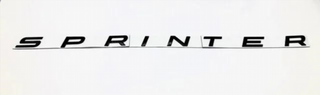 EMBLEMA LOGO TRASERO NEGRO SPRINTER MERCEDES