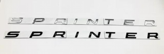 EMBLEMA LOGO TRASERO NEGRO SPRINTER MERCEDES