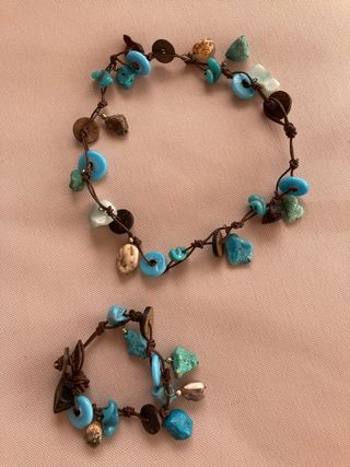 Gargantilla y pulsera