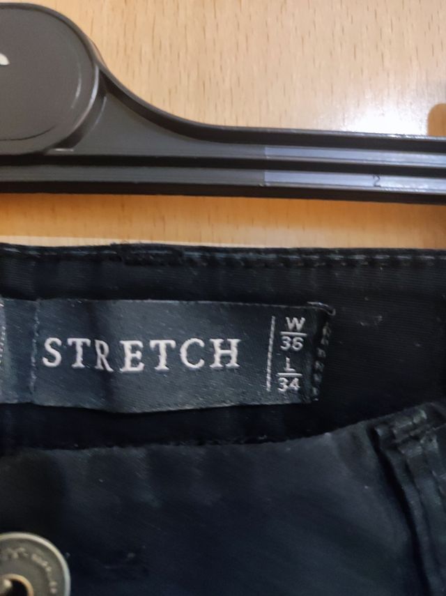 Pantalones vaqueros negros hombre